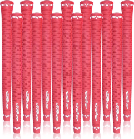 Golf Grips, Standard/Mid Size 5 Colors for Choice, Rubber Golf Club Grips Golf Grips Kit