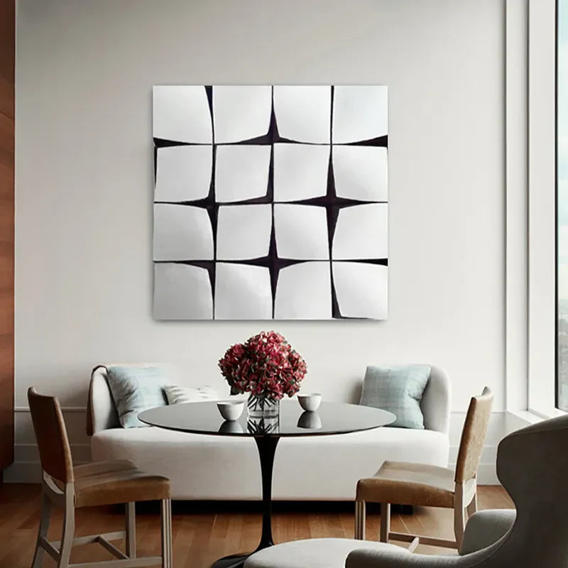 Modern Minimalist Woodcarving 3D Decorative Wall Decor