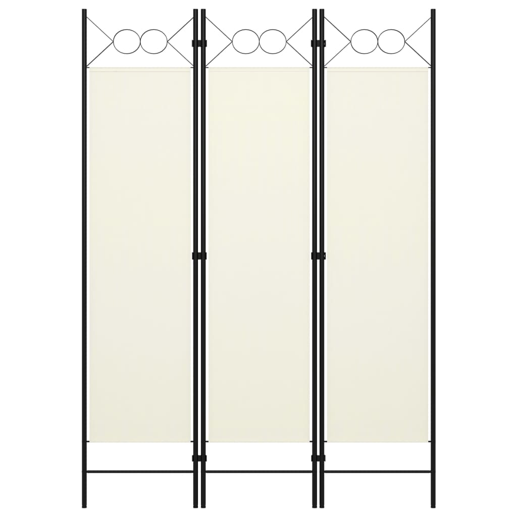 -Panel Room Divider Cream 47.2&quot;X70.9&quot;
