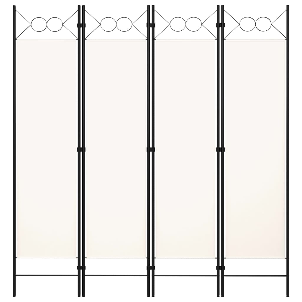 -Panel Room Divider Cream 47.2&quot;X70.9&quot;