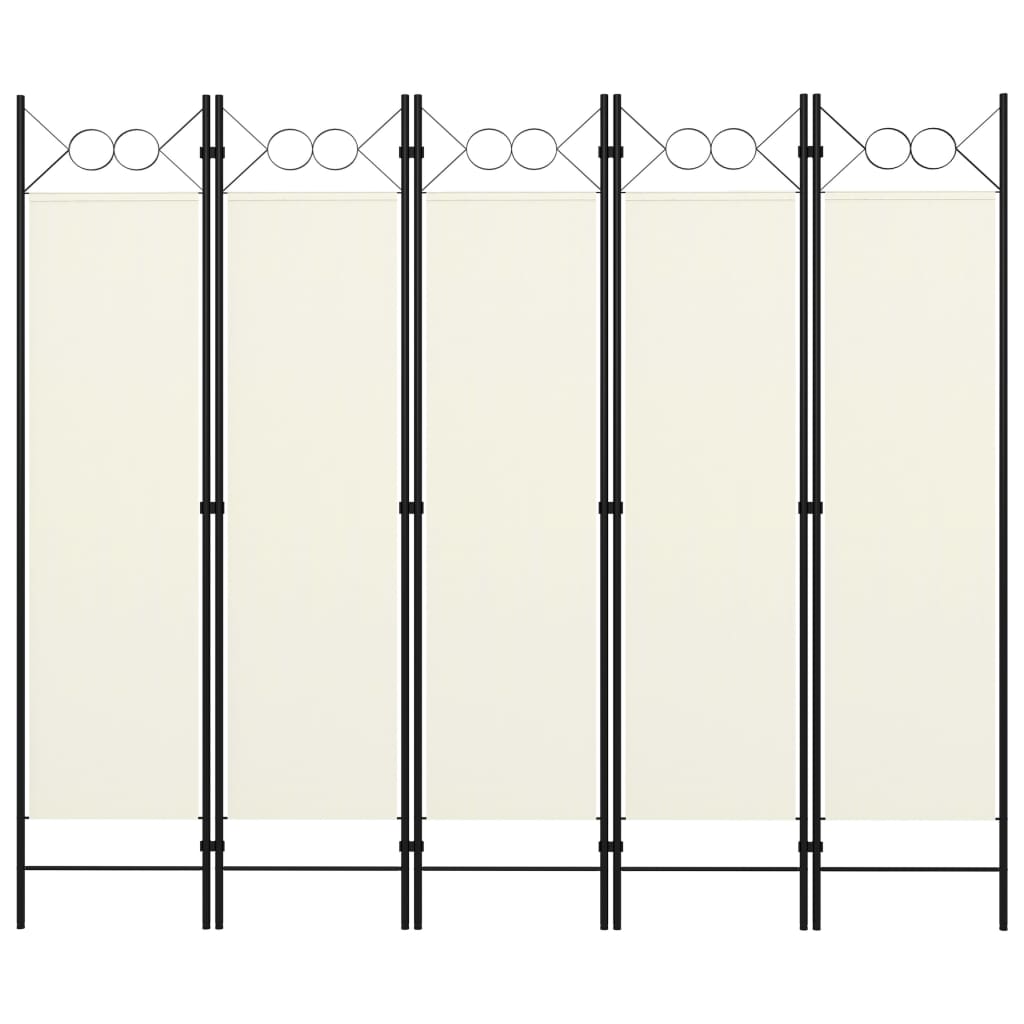 -Panel Room Divider Cream 47.2&quot;X70.9&quot;