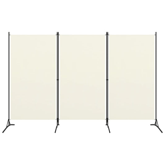 3-Panel Room Divider White