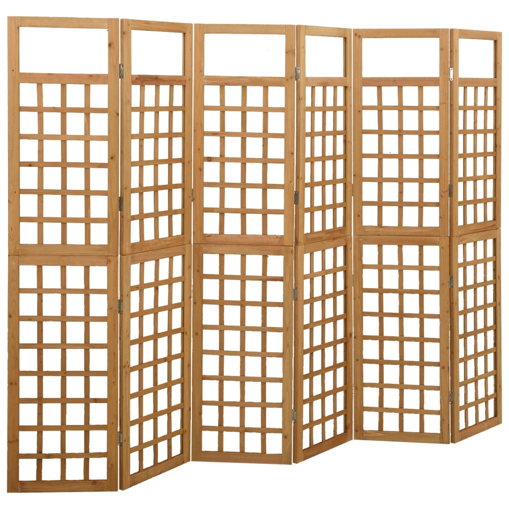 3-Panel Room Divider/Trellis Solid Fir Wood