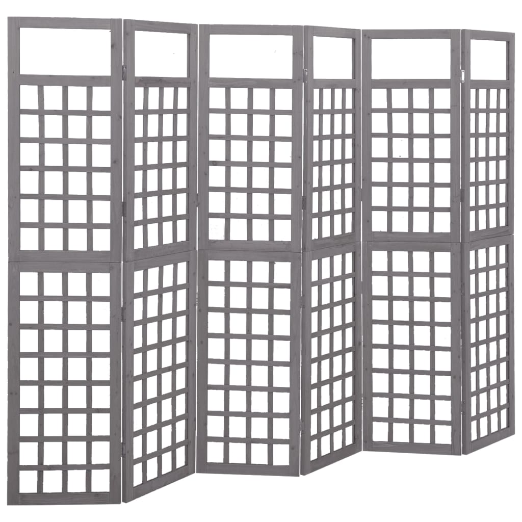 3-Panel Room Divider/Trellis Solid Fir Wood