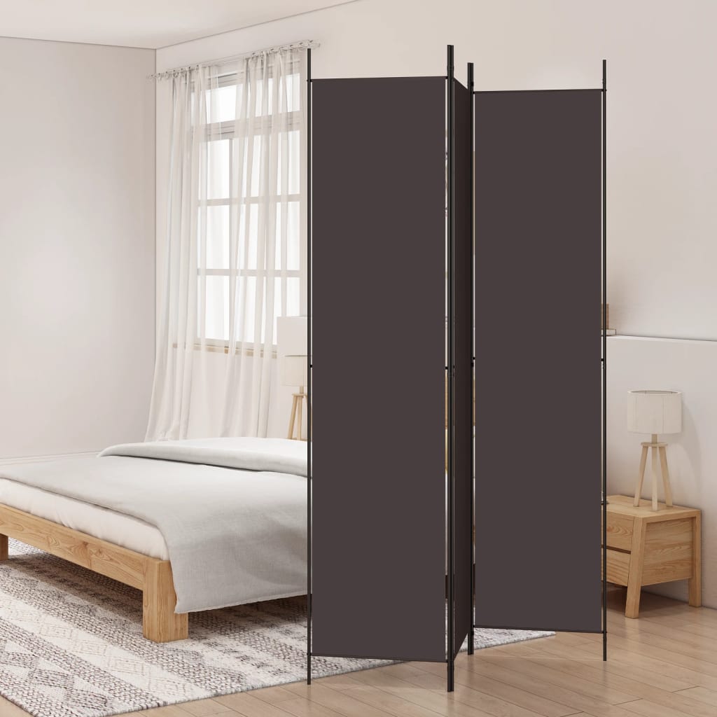 4-Panel Room Divider Fabric