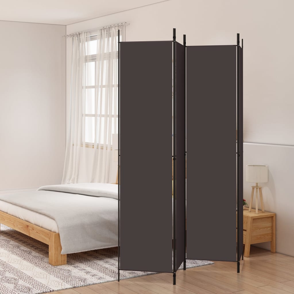4-Panel Room Divider Fabric