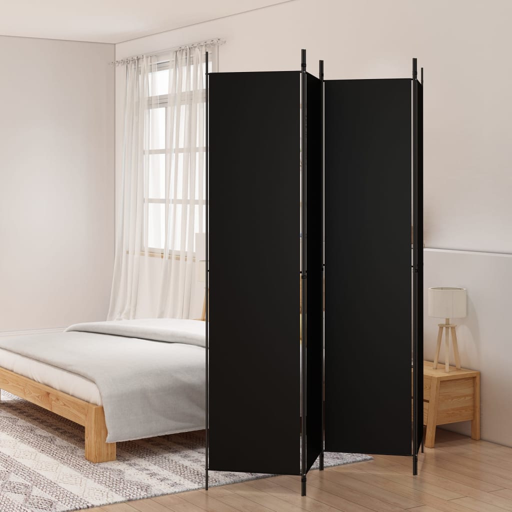 4-Panel Room Divider Fabric