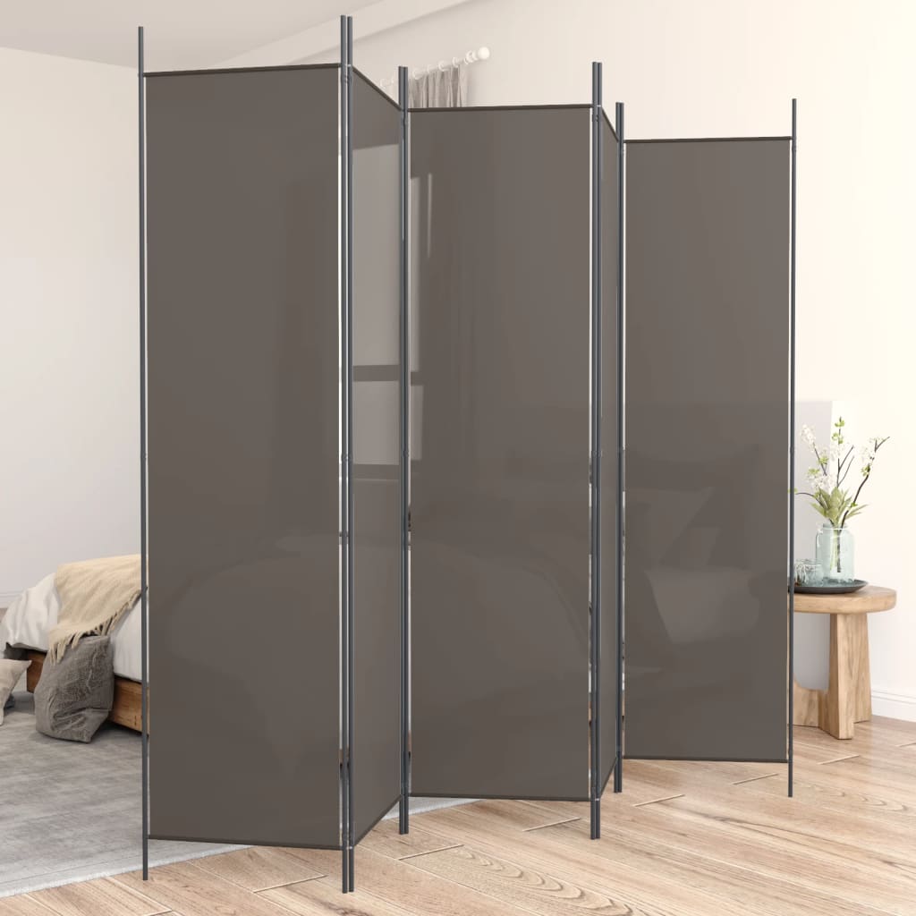 4-Panel Room Divider Fabric