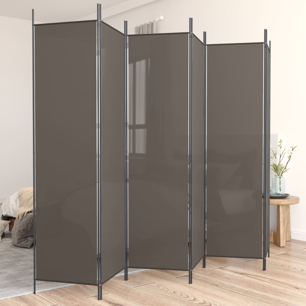 4-Panel Room Divider Fabric