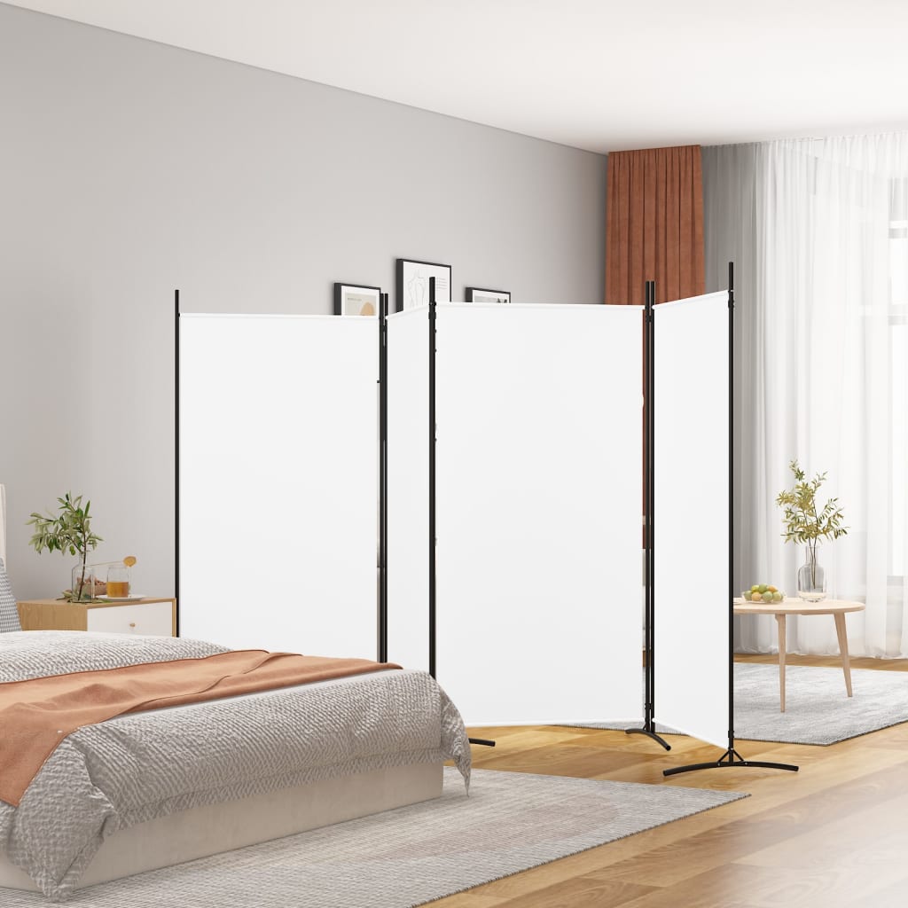 3-Panel Room Divider White