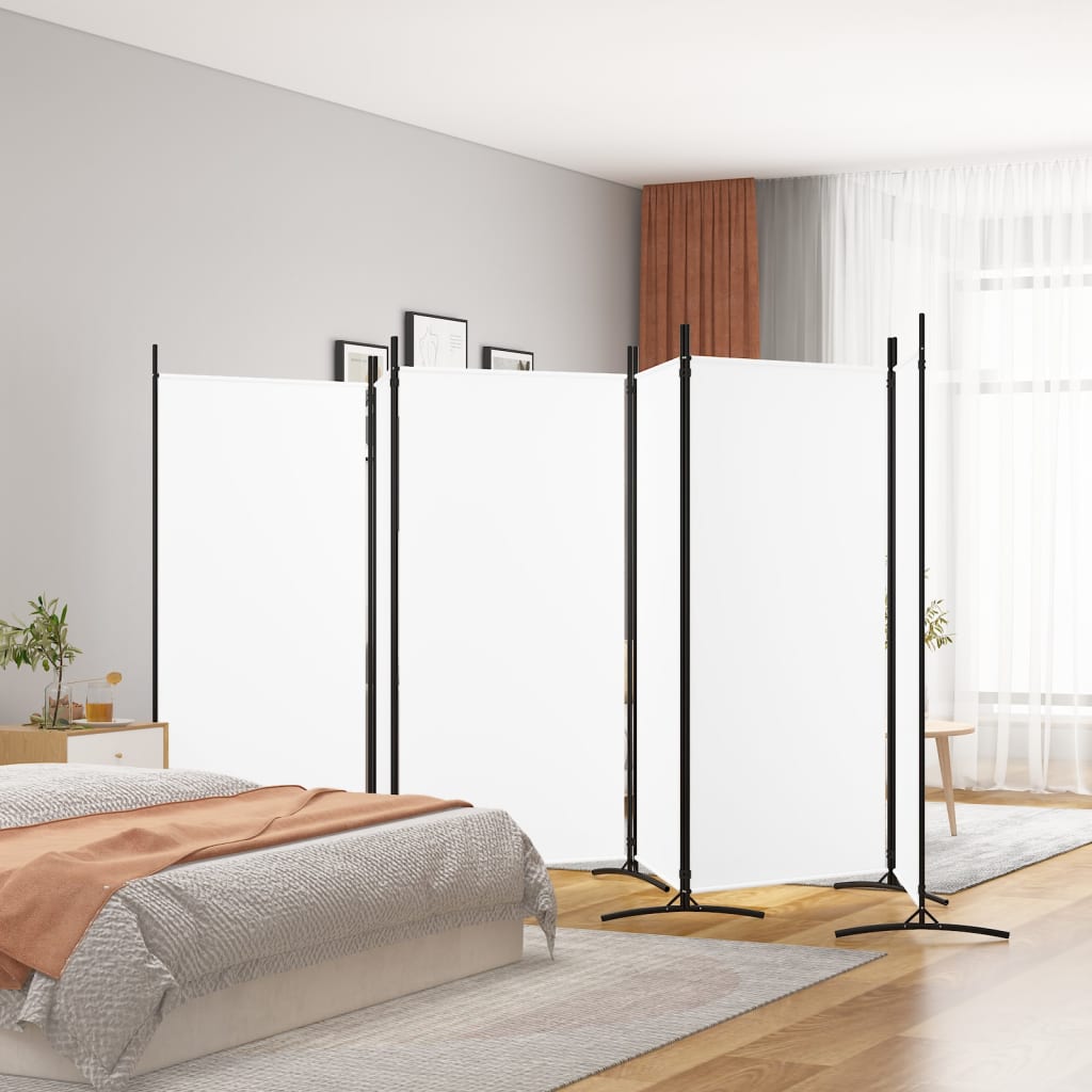 3-Panel Room Divider White