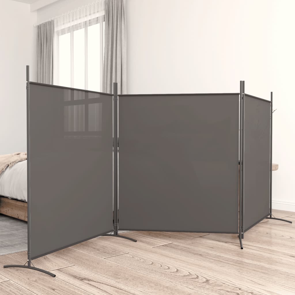 -Panel Room Divider White