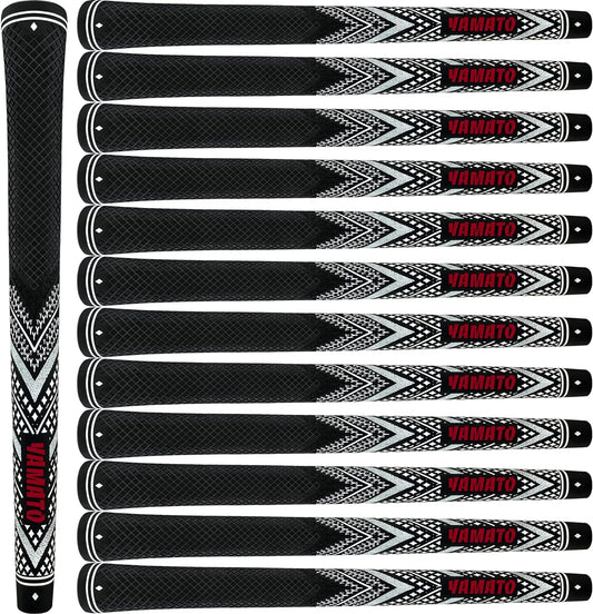 Yamato Innovative Golf Grips 13 Pack Midsize/Standardsize Golf Club Grips, All-Weather Firm Control And High Performance Grips Provides Superior Comfort And Responsiveness,4 colors Available