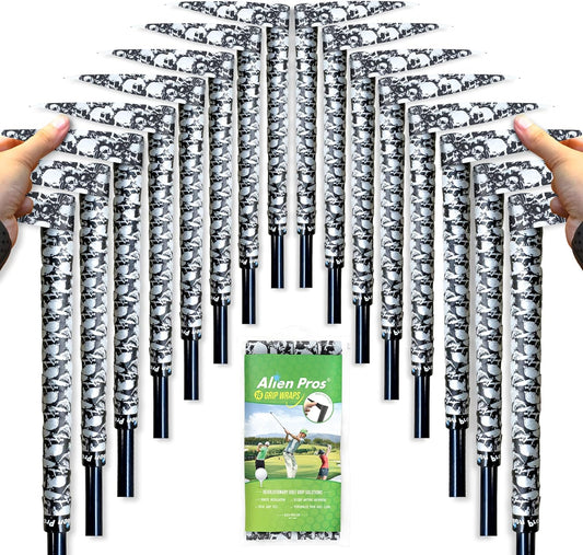 ALIEN PROS Golf Grip Wrapping Tapes - Innovative Golf Club Grip Solution - Enjoy a Fresh New Grip Feel in Less Than 1 Minute