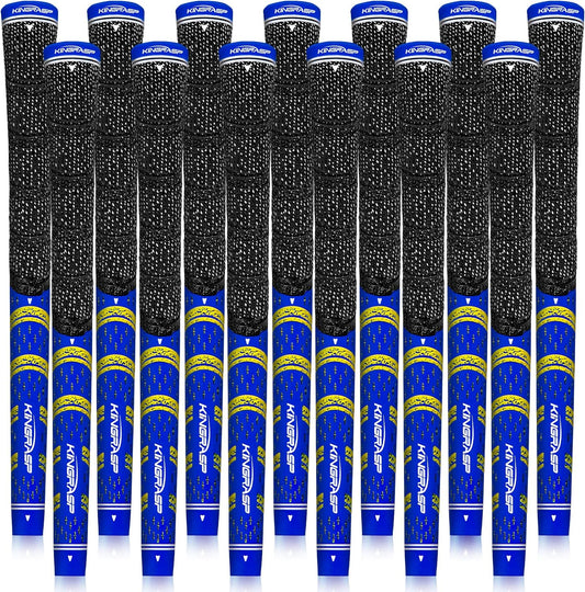 Innovative Golf Grip，13 Pack Midsize/Standard.sizeGolf Club Grips,Unique All-Weather Brushed Cotton Cords Golf Club Grips，Excellent Abrasion and Tear Resistance