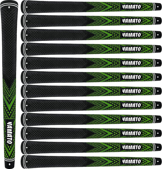 Yamato Innovative Golf Grips 13 Pack Midsize/Standardsize Golf Club Grips, All-Weather Firm Control And High Performance Grips Provides Superior Comfort And Responsiveness,4 colors Available