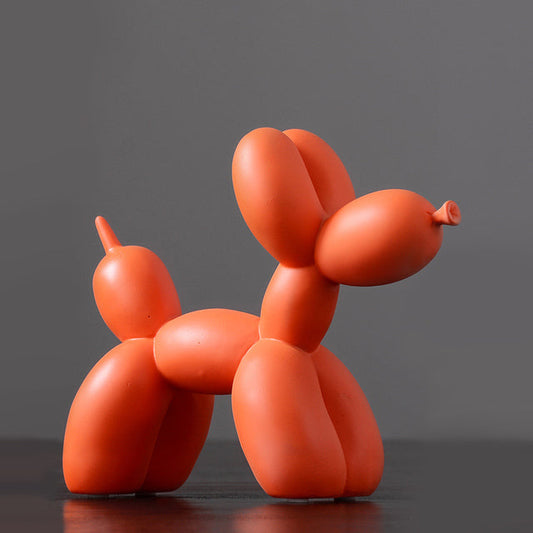 Orange dog figure