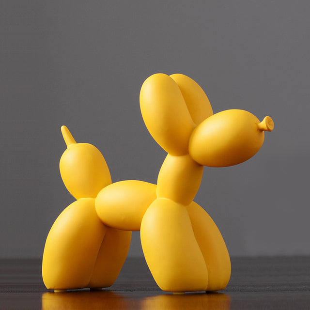 yellow dog figure