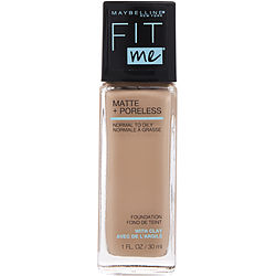 Maybelline Fit Me Matte + Poreless Liquid Foundation - # 122 Creamy Beige --30ml/1oz By Maybelline