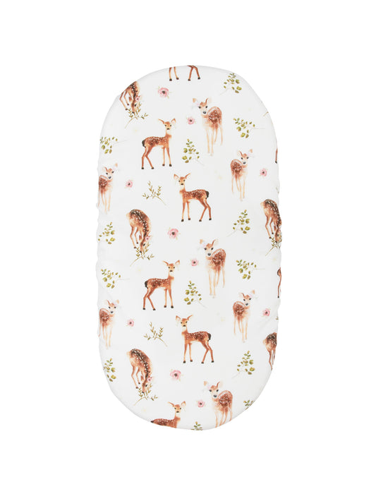 Fawn Bamboo Moses Basket Sheet