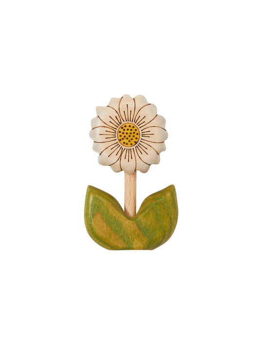 Hand Carved Daisy Flower