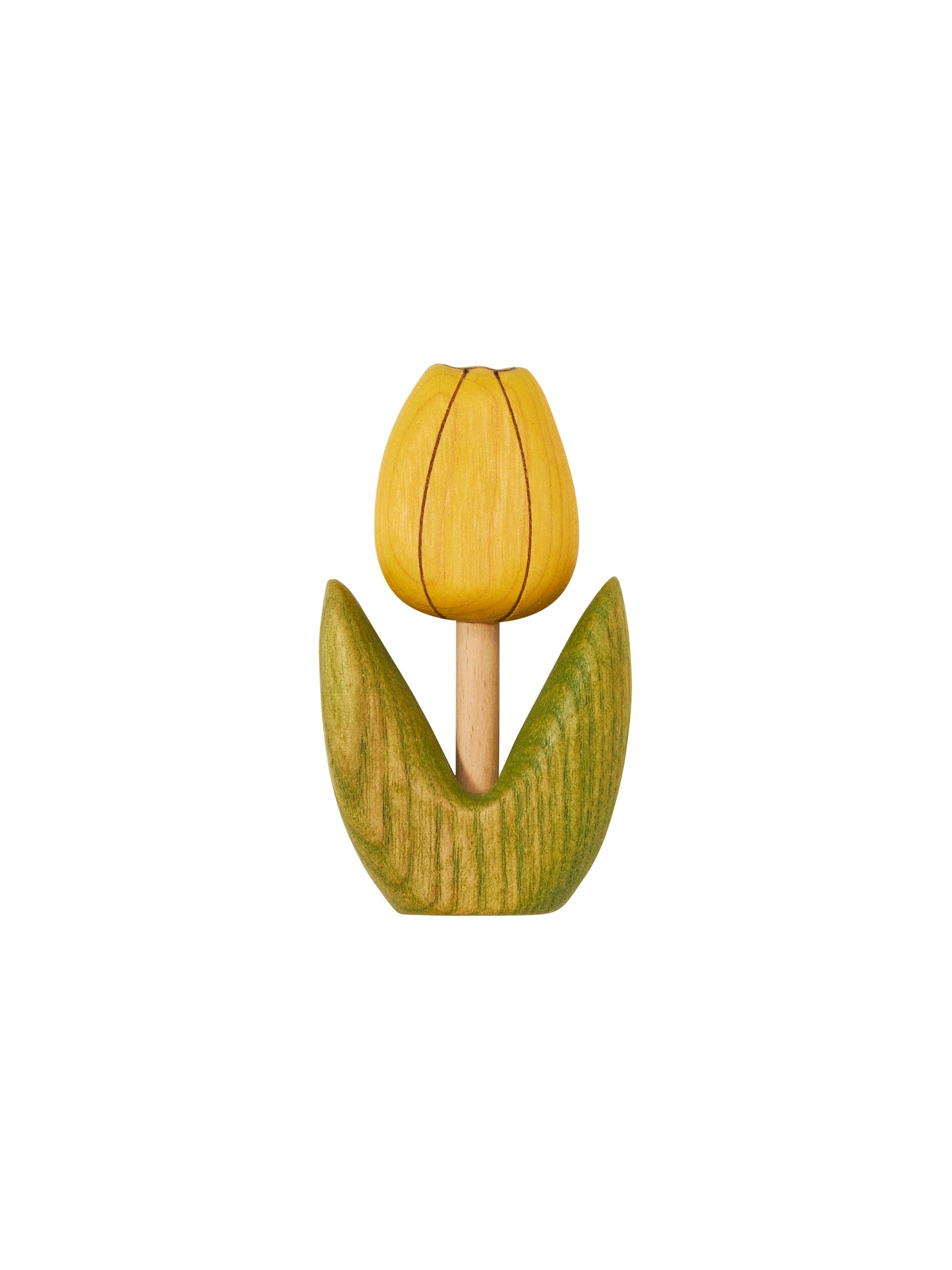 Hand Carved Tulip Flower Yellow Weston Table