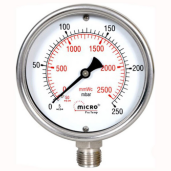 Goss Inc STE-146 Gauge Fuel 1 1/2 (0-30#)
