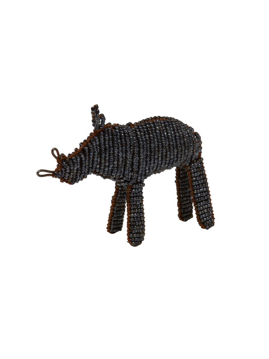 Maasai Beaded Rhino
