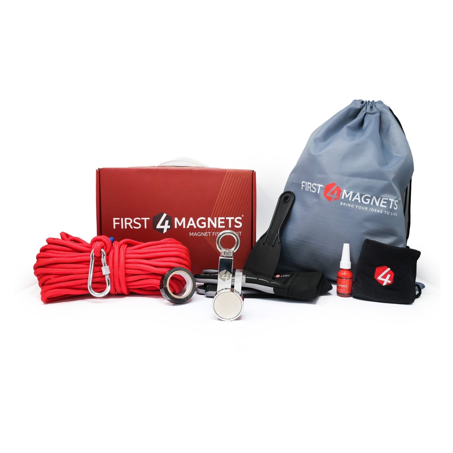 Orion A110 Double-Sided Clamp Magnet Fishing Kit - 285lbs Pull Strength