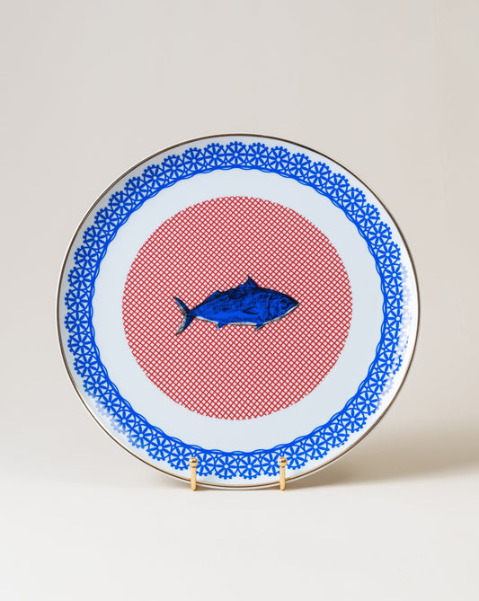 Round Platter/Fish D32cm