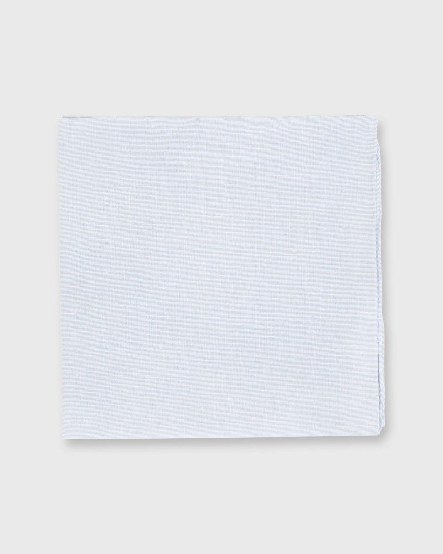 Hand-Rolled Pocket Square in Sky Blue Cotolino