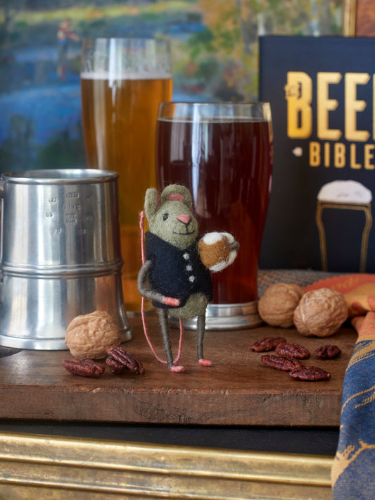 Sew Heart Felt Pint of Beer Mouse