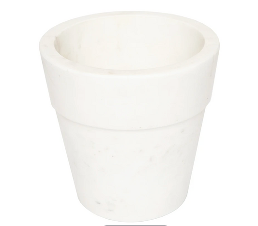 Small Marble Flower Pot