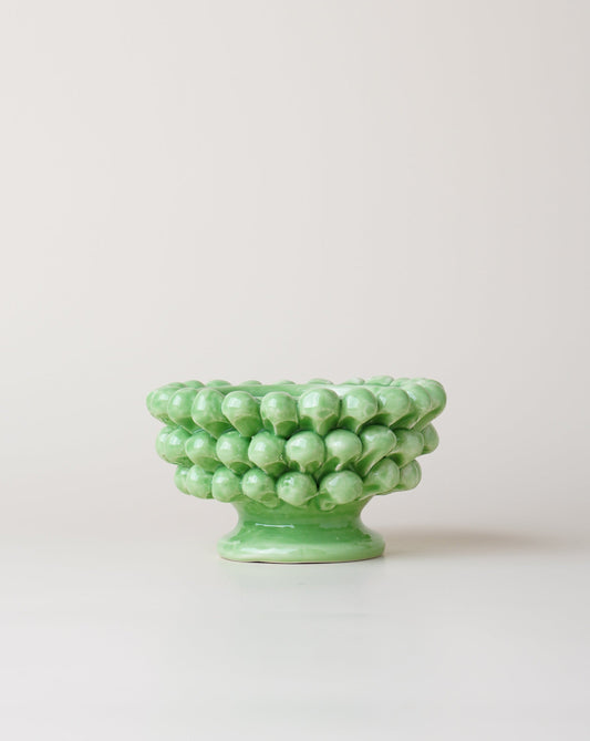 Small Pigna Aperta Bowl Green D12cm