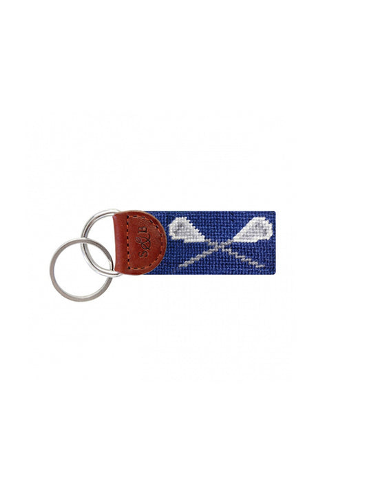 Smathers & Branson Lacrosse Needlepoint Key Fob