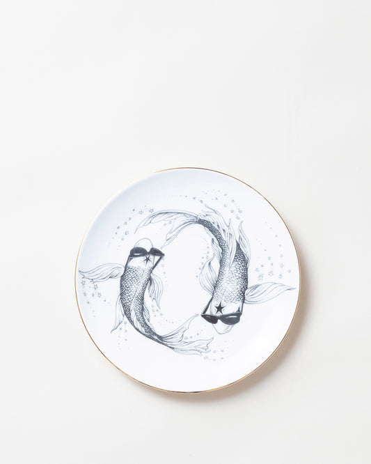 Pisces Zodiac Plate D21cm