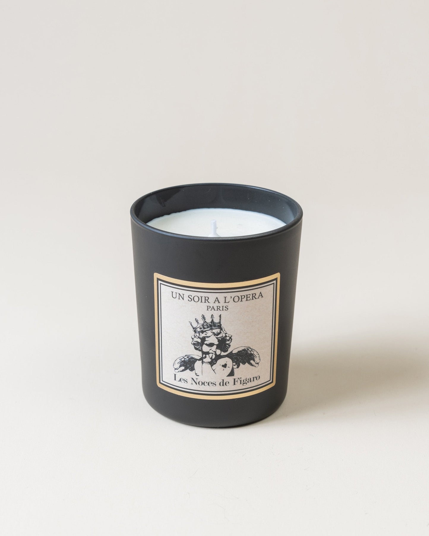 Cherub Glass Candle