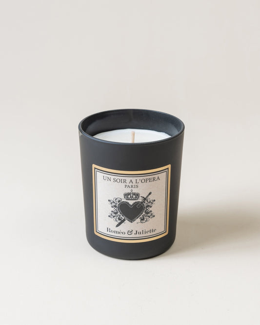 Romeo & Juliet Glass Candle