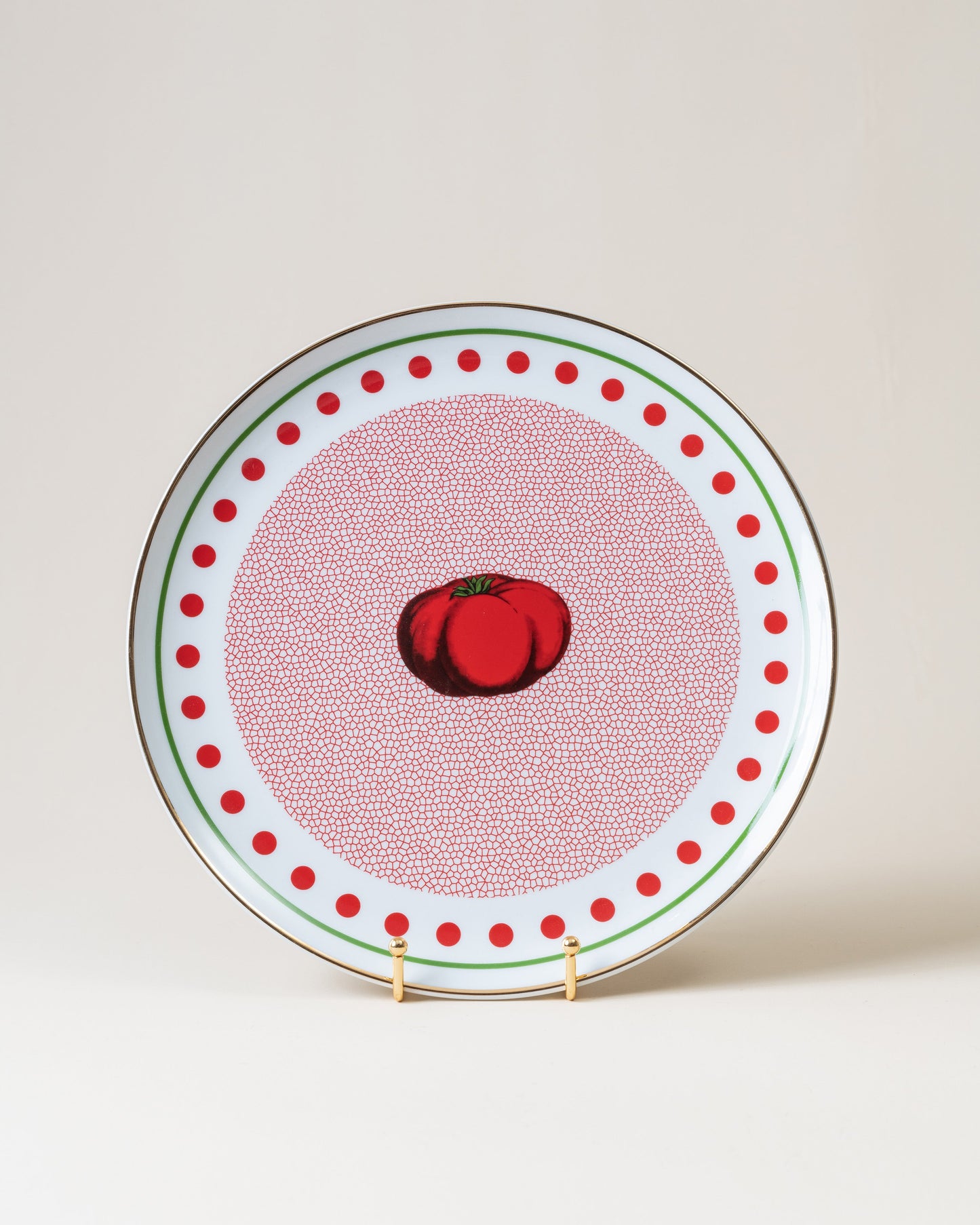 Round Platter/Tomato D32cm
