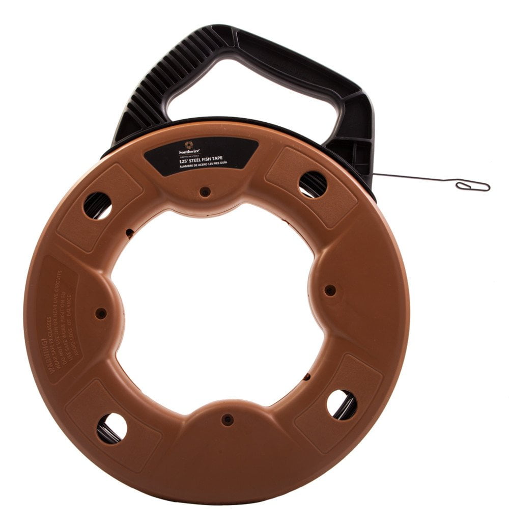 Southwire Tools & Equipment FTS1/8-125 1/8' 125' Flat Steel Fish Tape