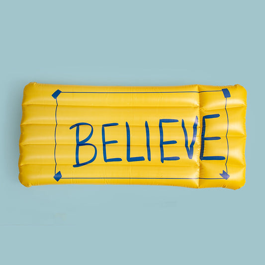 Exclusive Ted Lasso Believe Pool Float