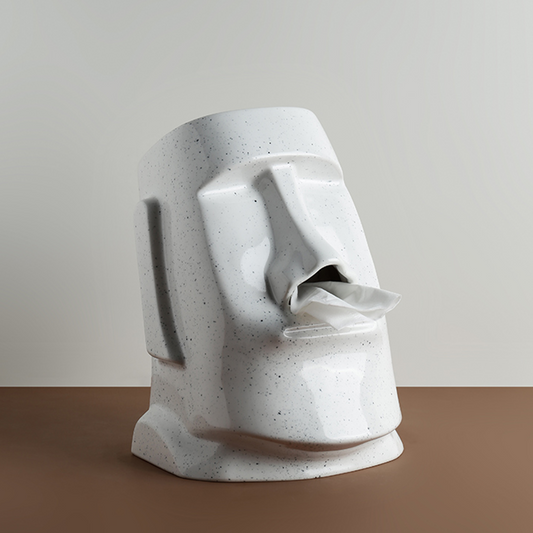 Moai Tissue Holder Box
