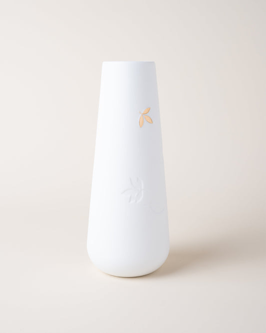 Vase Golden Leaf H21cm