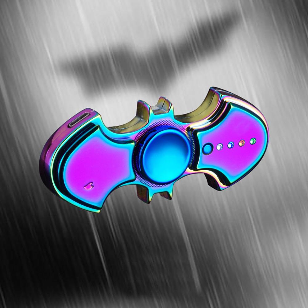 Batman Fidget Spinner Lighter USB Rechargeable Lighter Electronic Cigarette Lighter