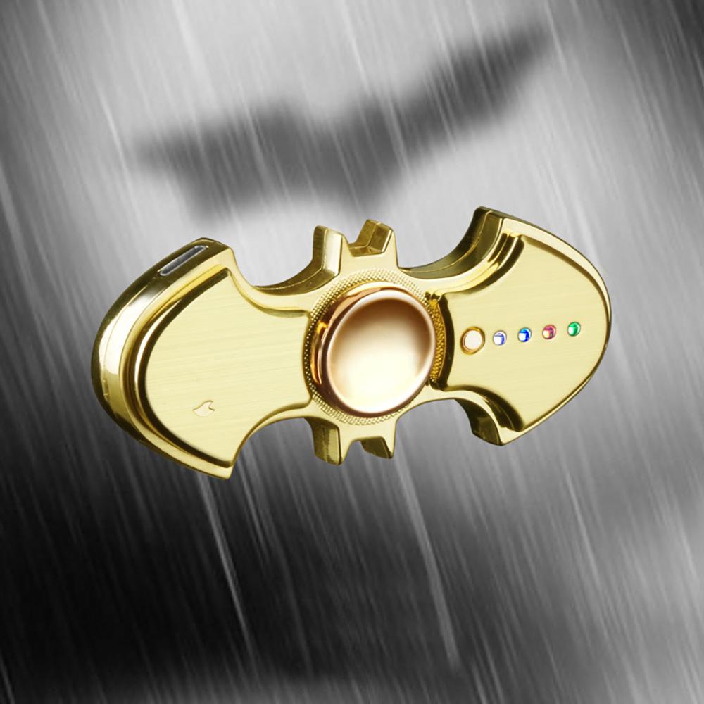 Batman Fidget Spinner Lighter USB Rechargeable Lighter Electronic Cigarette Lighter