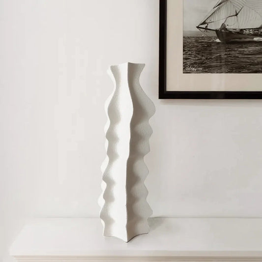 Modern Resin Abstract Sculpture Vase Decor Art