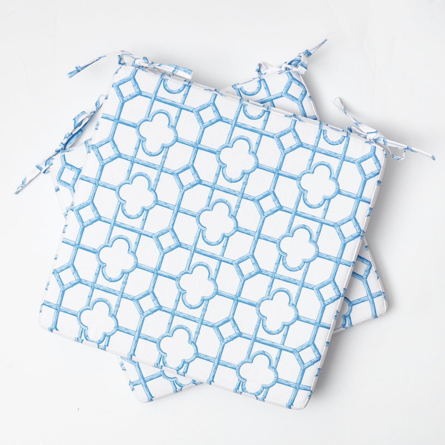 Blue Bamboo Seat Pad Cushion