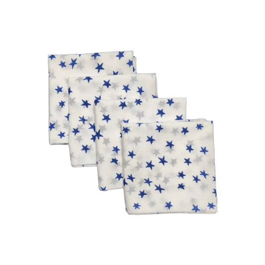 Blue Mini Star Cotton Napkins