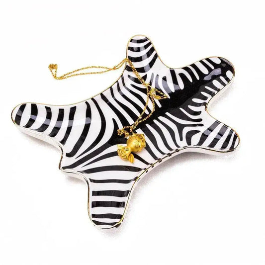 Ceramic Zebra Shape Jewelry Trinket - MAIA HOMES