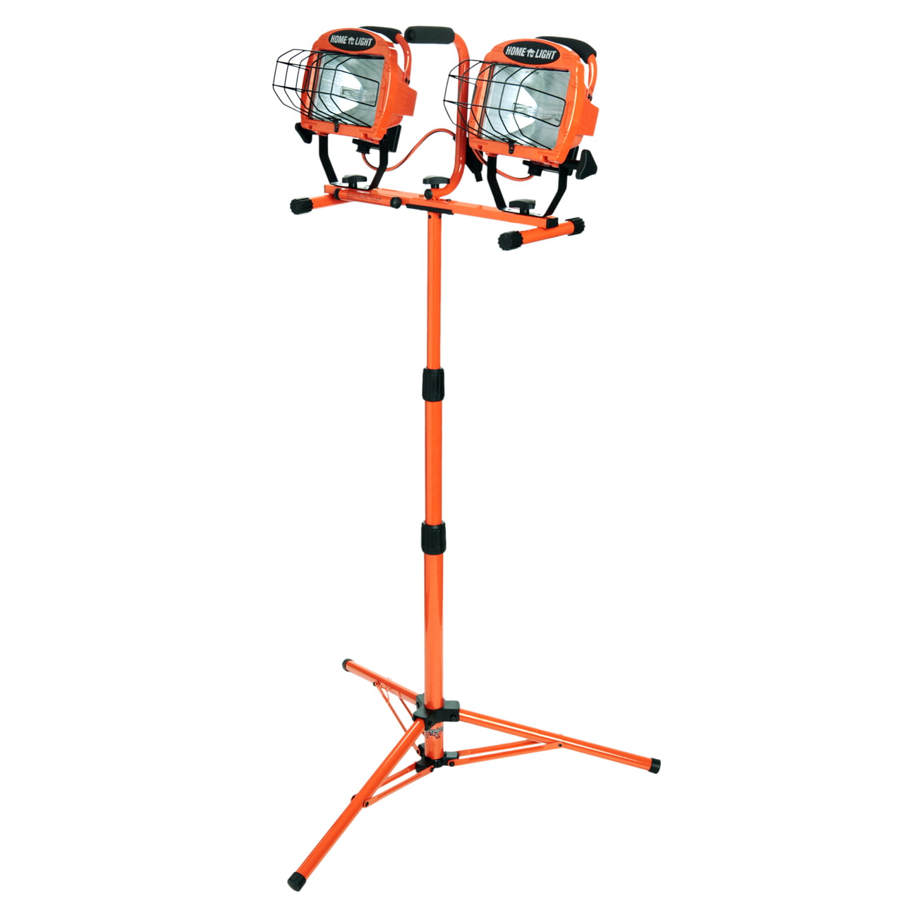 1000-Watt Twin-Head Work Light with Telescoping Tripod Stand